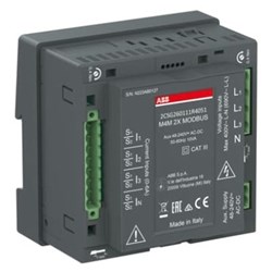 ABB M4M 2X ETHERNET PQ2+RTS NETWROK ANALYZER, NO DISPLAY 48-240 V AC/DC, MODBUS RTU M4M 2X ETHERNET PQ2RTS